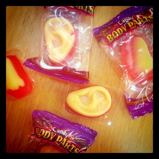halloween appendage candy....