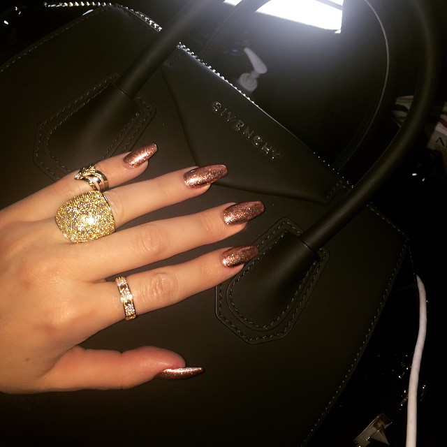 Matte black ...