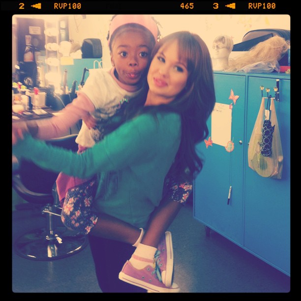 ballroom dancing in the hair & makeup room:...