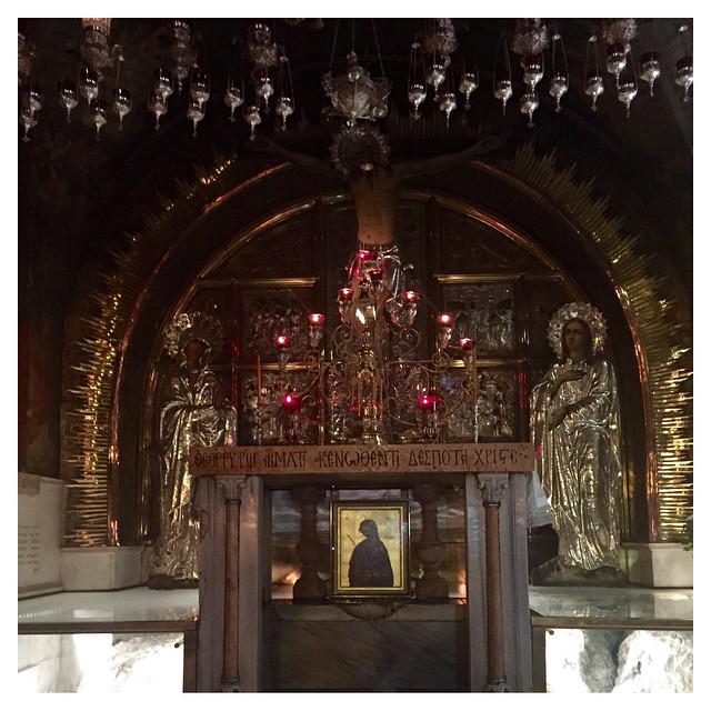 Good morning Jerusalem! We woke up really early to see the site where the crucif...