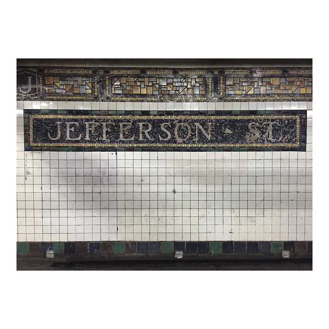 sometimes I listen to music on the train to Bushwick to write music...