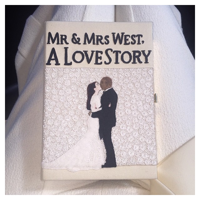 Thank you @ArthurKar for the best wedding present! A custom bag by Olympia Le Ta...