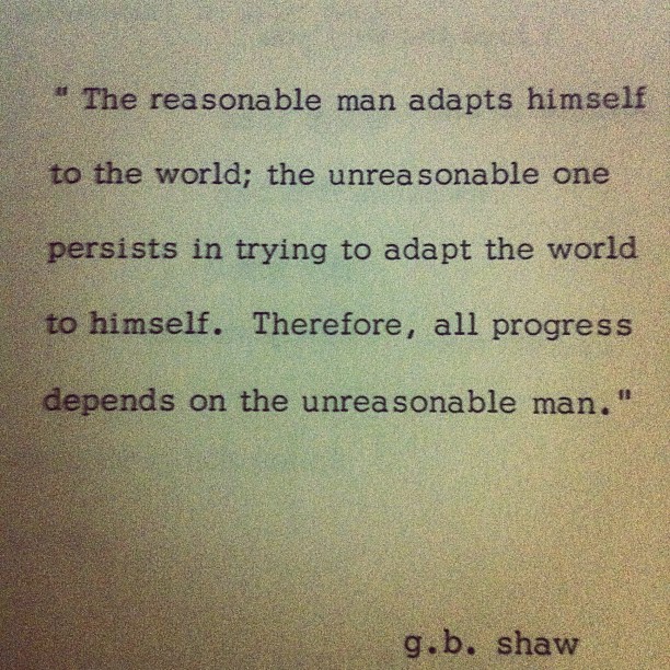the unreasonable man:...