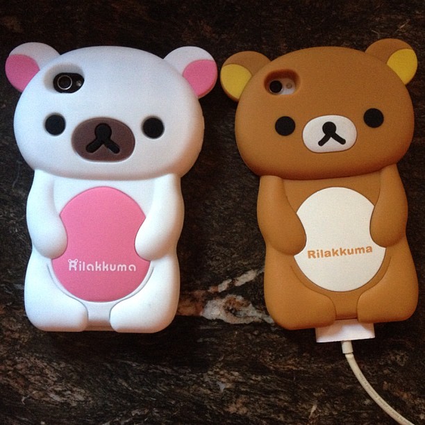 Alexa and I got new phone cases... We're children....