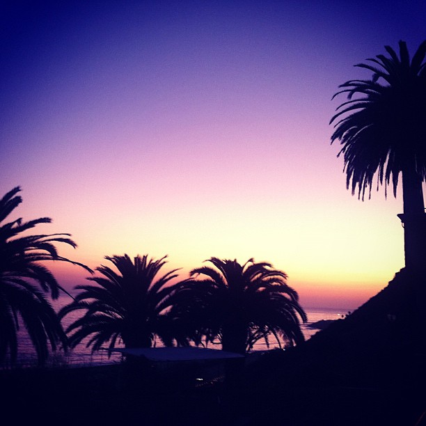 "merry sunset!" -the PCH...
