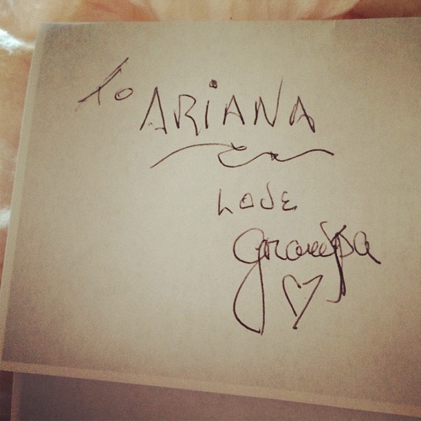 Grandpa's handwriting ...