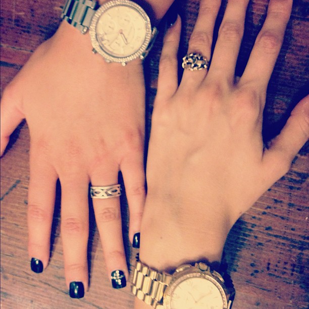 the silver/gold dichotomy: opposite lefthand parallels....