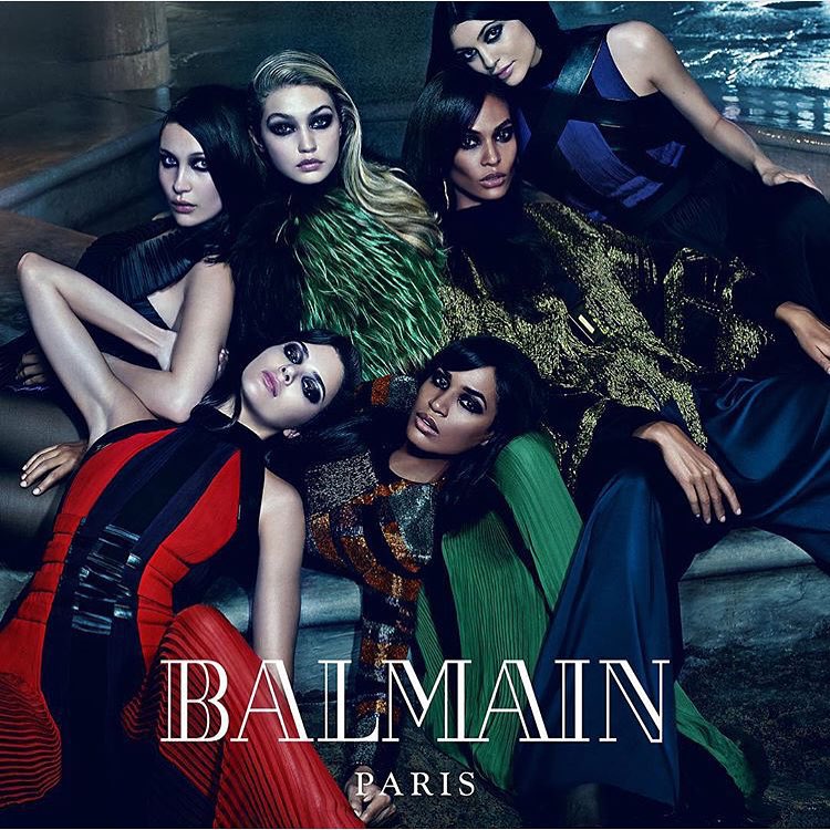 love me some sisters  @balmainparis @olivier_rousteing #MarioSorrenti...