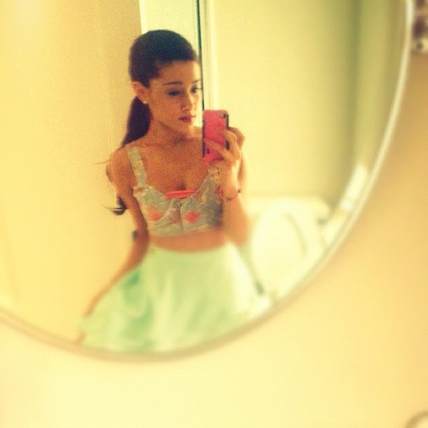 Mint green skirt day ...