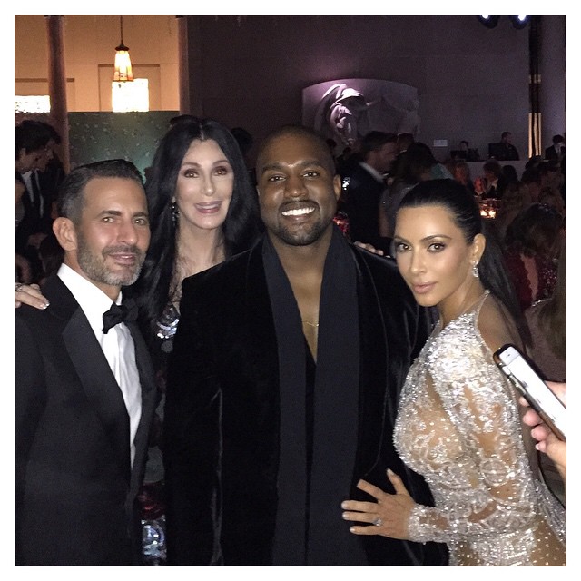 Met Gala with @theMarcJacobs and Cher!!!!...