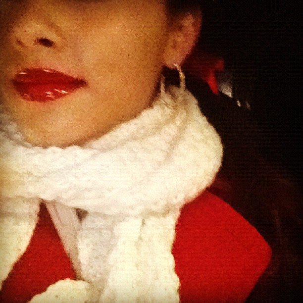 Sometimes I forget how much I love red lipstick and then I remember again :]...