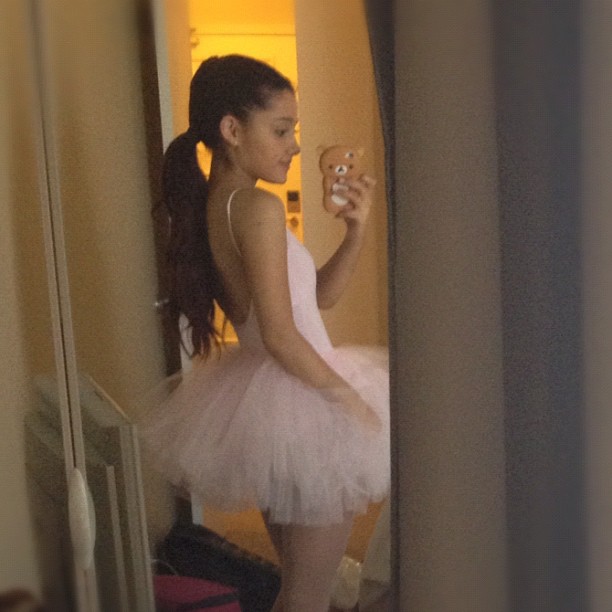 Frankie and Isaac dressed me like a ballerina for rehearsal today haha  Have a g...