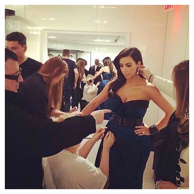 Last year getting ready for the Met Gala, I just started getting ready! Glam tea...