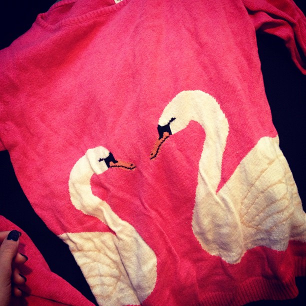 I mean, my stylist isn't crazy about it but it may be the greatest sweater I own...