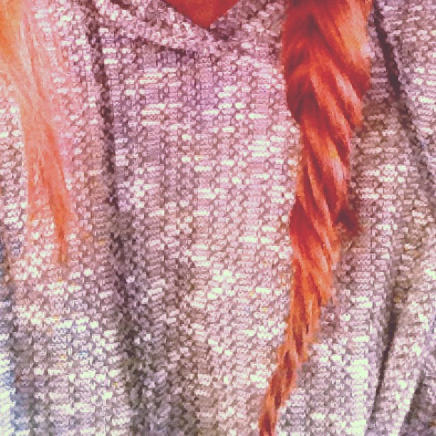 I braided my hair in such a way to where I am a unicorn....