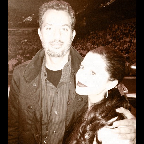 Me and @GuyOseary tonight before the opening act. Thanks so much for everything ...