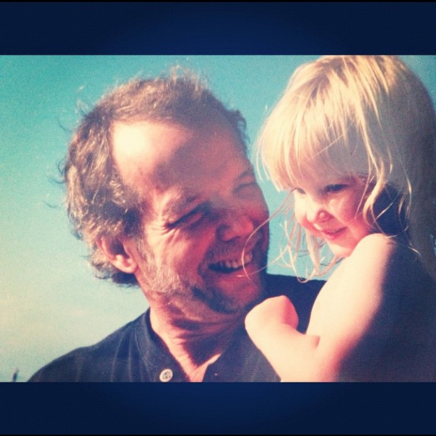 Towhead Nakey Beachtime Throwbackz with Daddy. #HappyThursdayLoves...