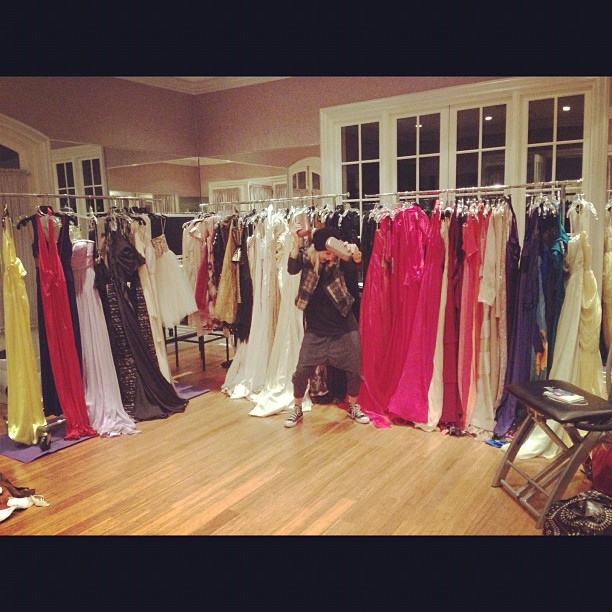 Fitting with @TaylorJacobsonn for the Snow White opening! Love her ...