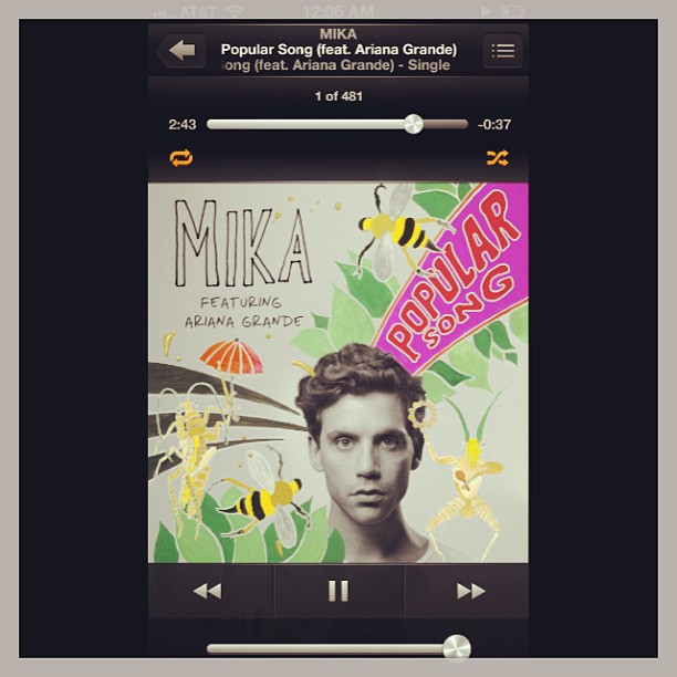 My first feature!! Everybody please check out Popular Song on iTunes. Honored to...