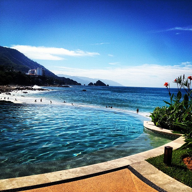 Just a bit of an infinity pool on the ocean....