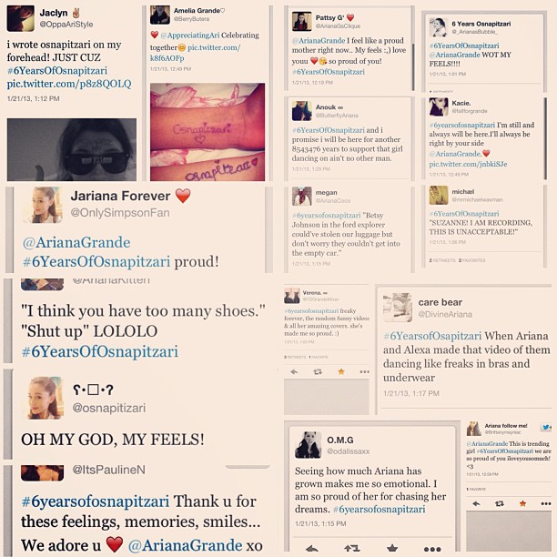 #6yearsofosnapitzari I love you guys so much. Thank you for the surprise. These ...