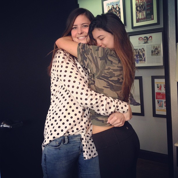 Tender moments with @jenstith...