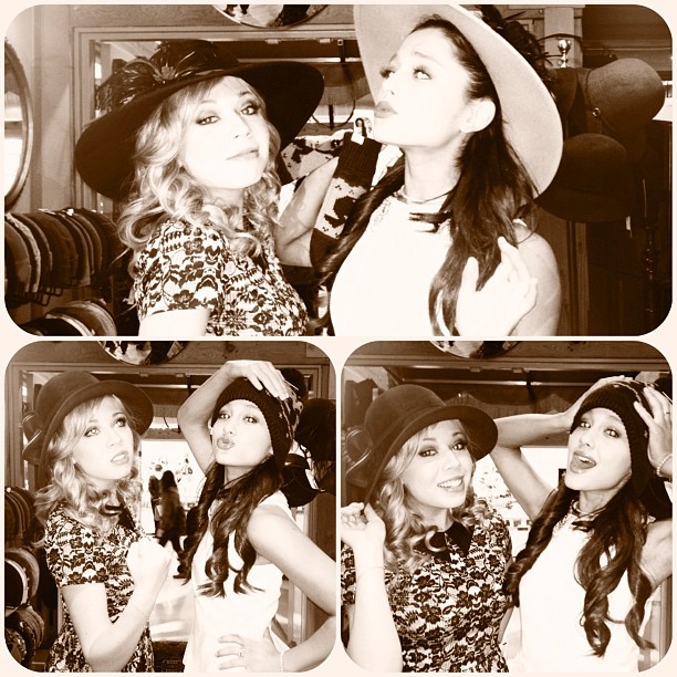 Hat shopping w Jennette ...