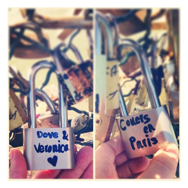 Pont des Arts Paris: Lock Bridge....