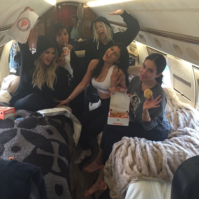 Popeyes and PJs!!!!!!...