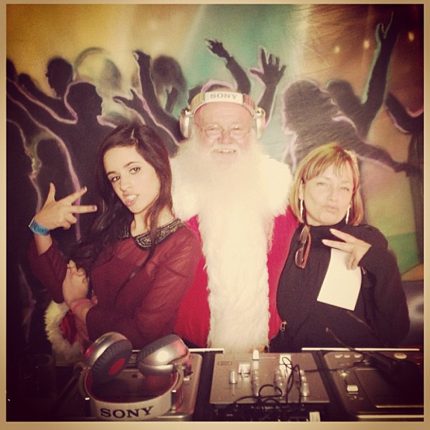 Santa clause parties hard lemme tell ya tsk tsk...