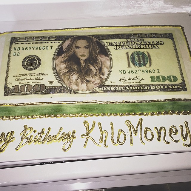 Knock knock i've got a delivery! @khloekardashian #khloMoneyBday lets paaartyy...