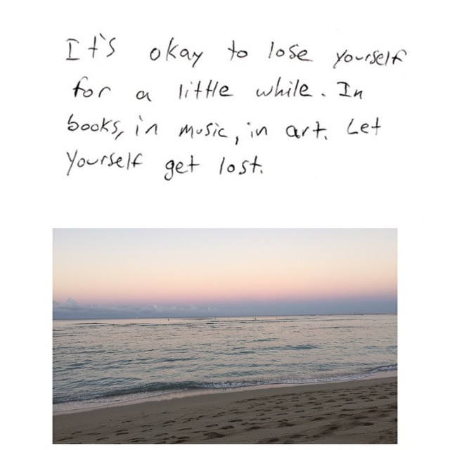 this is a 6 am Hawaii pink and blue and purple sky that looks more like a work o...