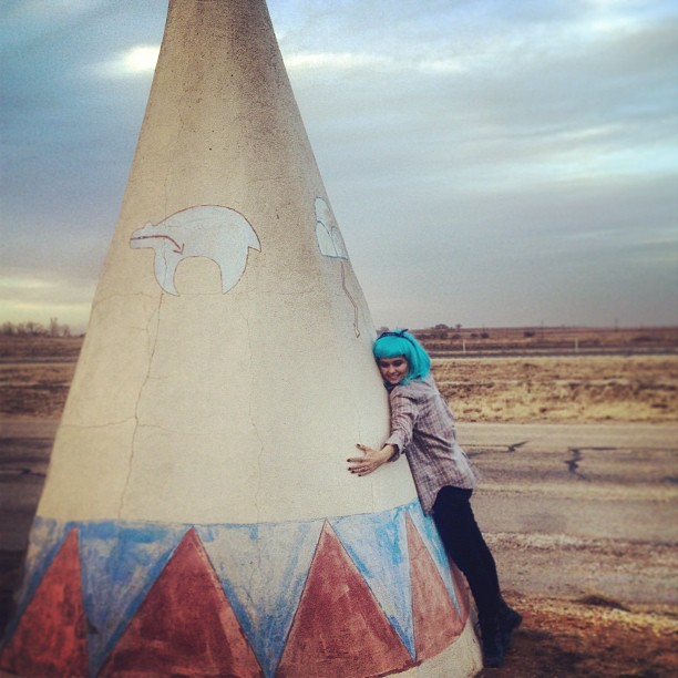 This tipi is my tipi....