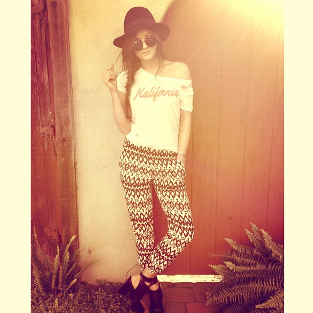 I love wearing the Kendall & Kylie collection ...