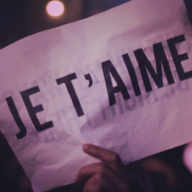 je t'aime paris! merci beaucoup :') je te vois demain de nouveau...
