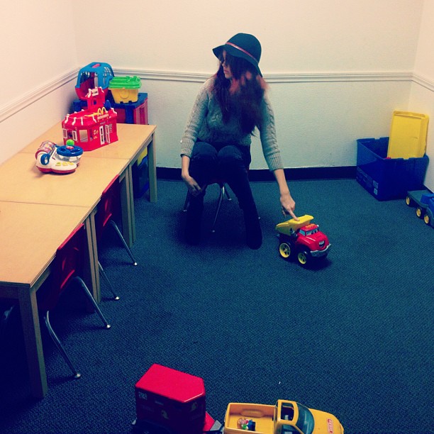 Don't worry, I found the playroom....