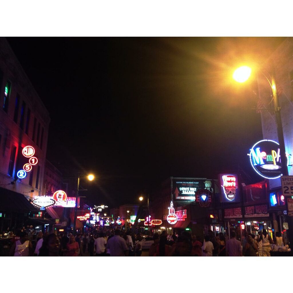 billiards, blues, and bbq // Beale St -- Memphis // you claimed my evening but n...