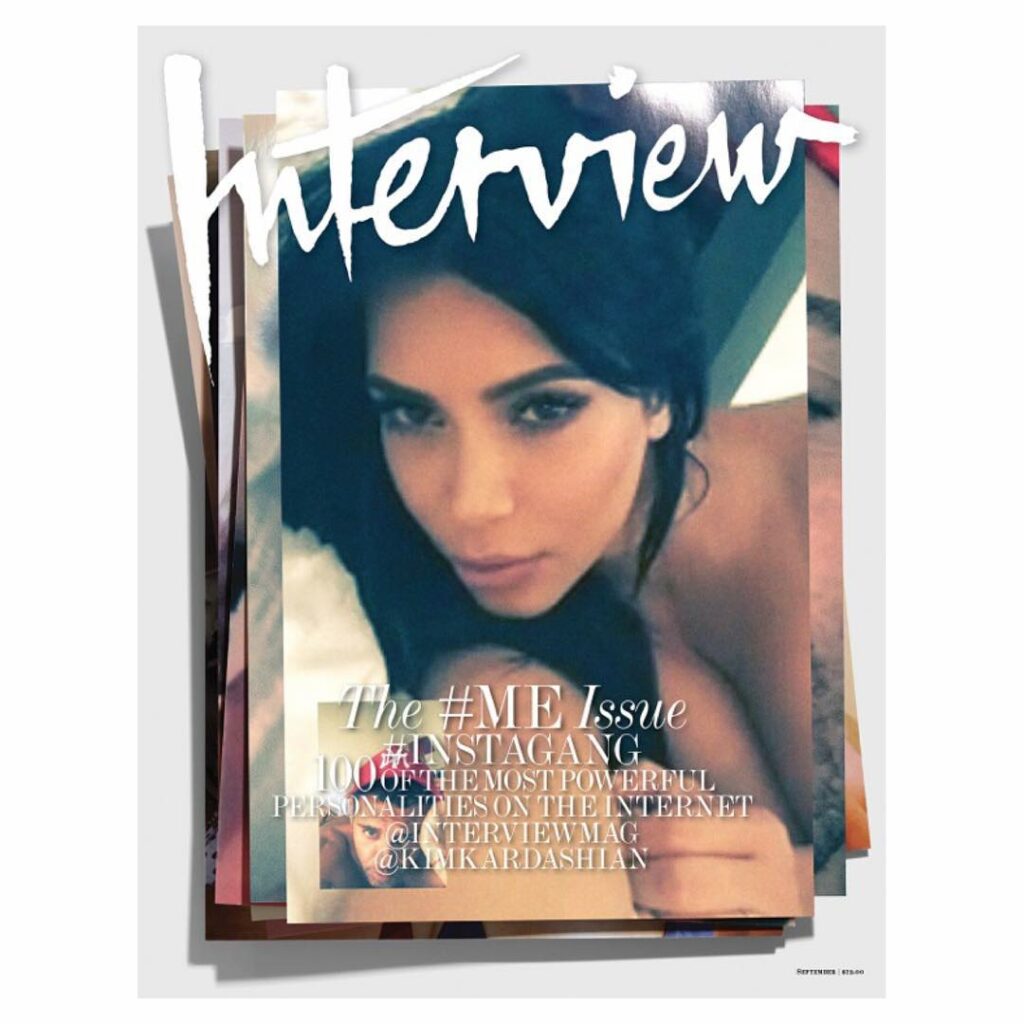 September Selfie Cover of @interviewmag #InterviewGang...