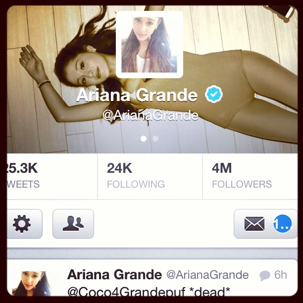 Woke up to see this! 4 million followers on twitter!!!!!! Thank you! I am so tha...