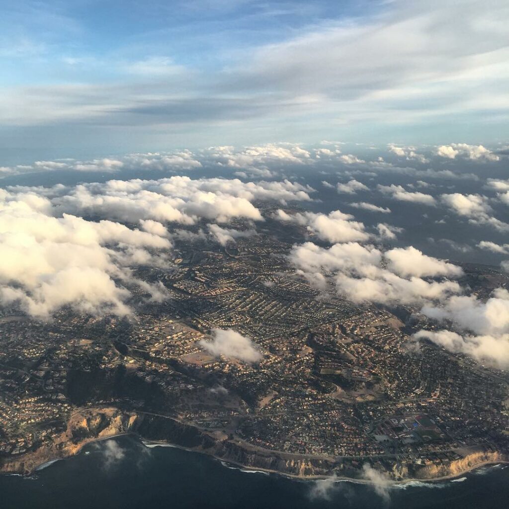 California, you beautiful sunbeam... What a majestic welcome home ...
