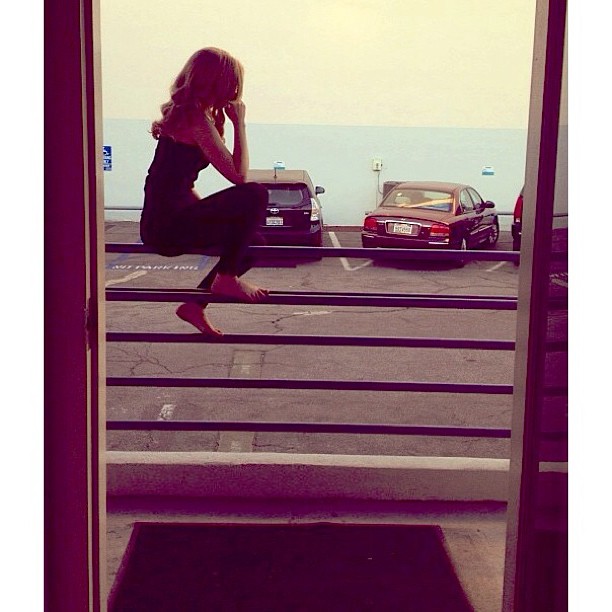 Repost: @dmalambri stalking me between takes on the #LAM set....