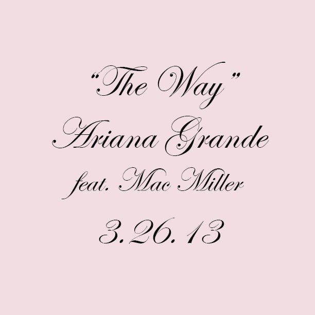 My new single "The Way" feat. Mac Miller @LarryFisherman will be available March...