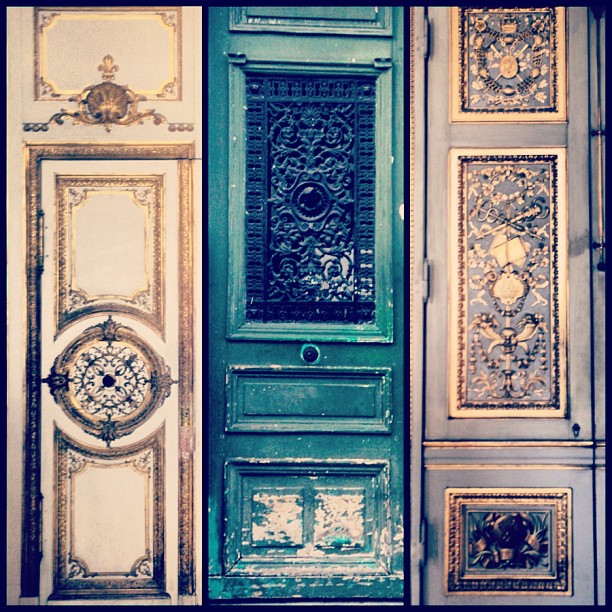 The doors on the streets of Paris....