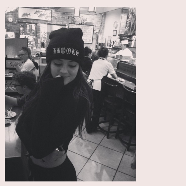 I get to wear the Brooks beanie tonight tho.. ...