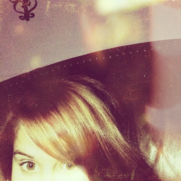Haven't worn makeup in days. Singing more than I'm speaking....