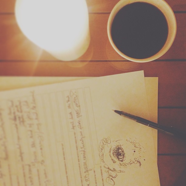 I should not be allowed to do survey interviews. #distractable #sketchy #homewor...