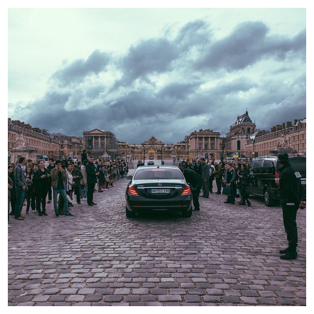 Pulling up to Versailles a year ago...