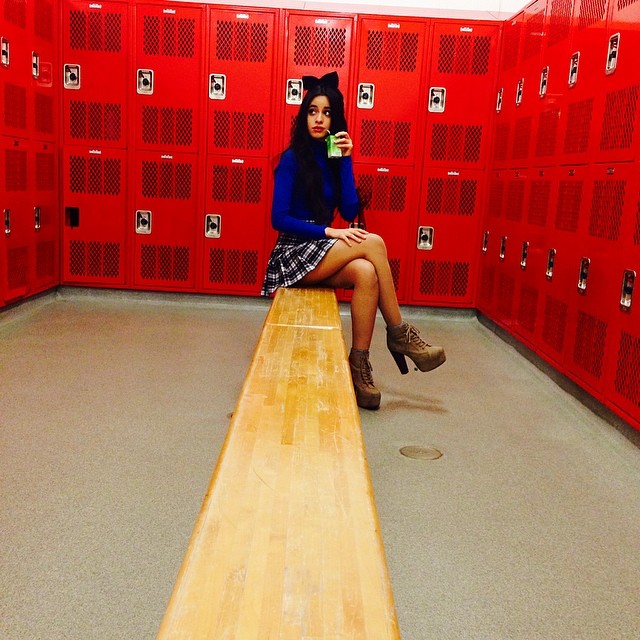 somewhere in a locker room drinking a juice box....