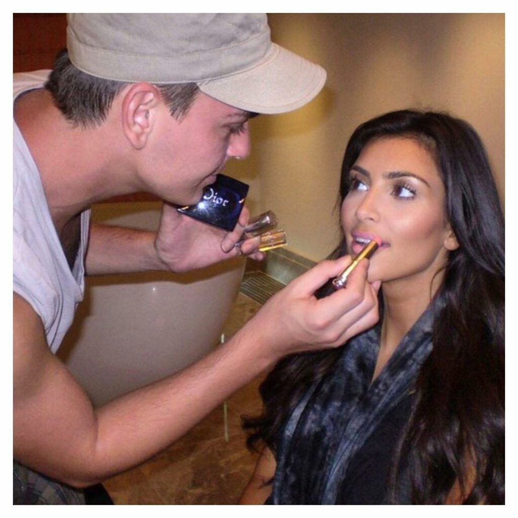 Another good throw back of @makeupbymario & I! These pics are almost 10 years ol...