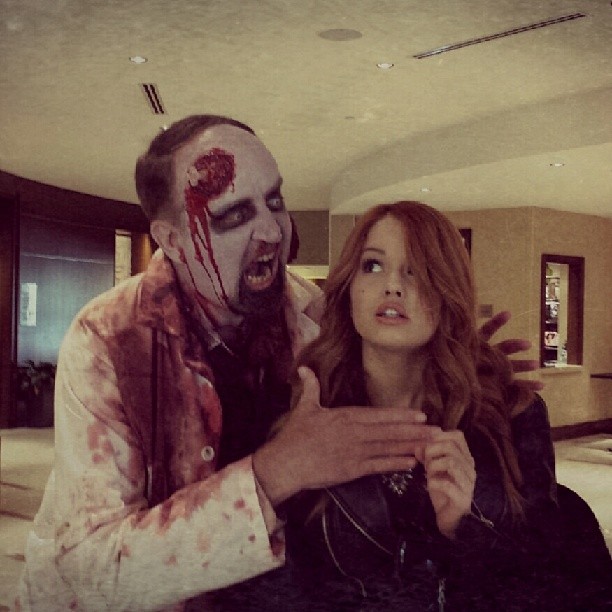 Made a friend in my hotel lobby this morning. This is our secret handshake. It's...